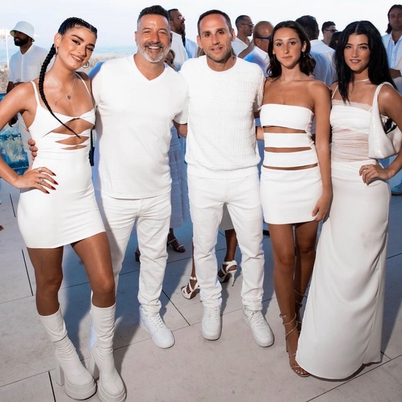 Steve Madden CYPRESS OFF/WHITE Platform vegan faux leather boots - Picture 7 of 7